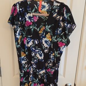 Floral V-Neck Jumpsuit